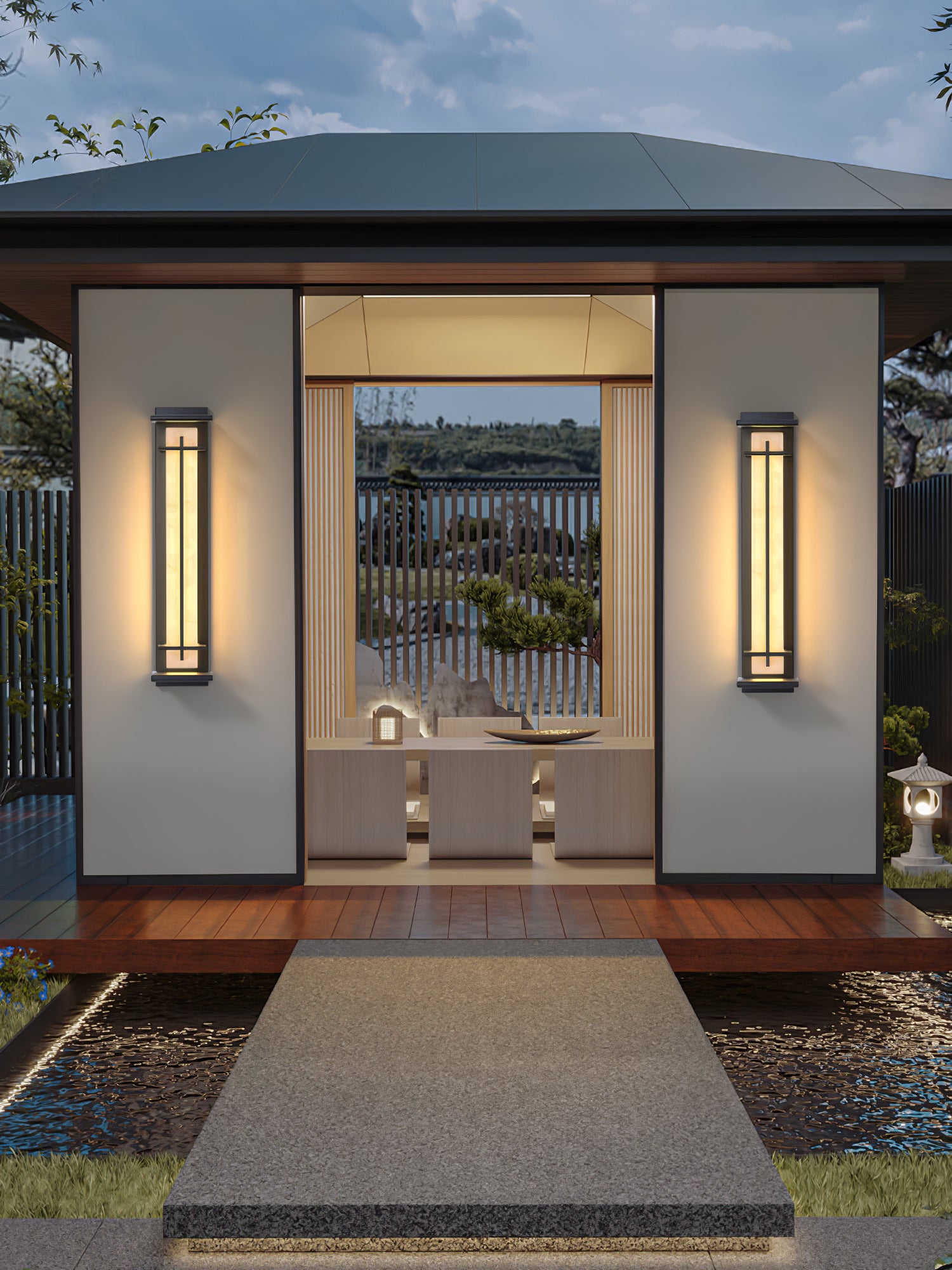 Square Outdoor Wall Light - Cueteks