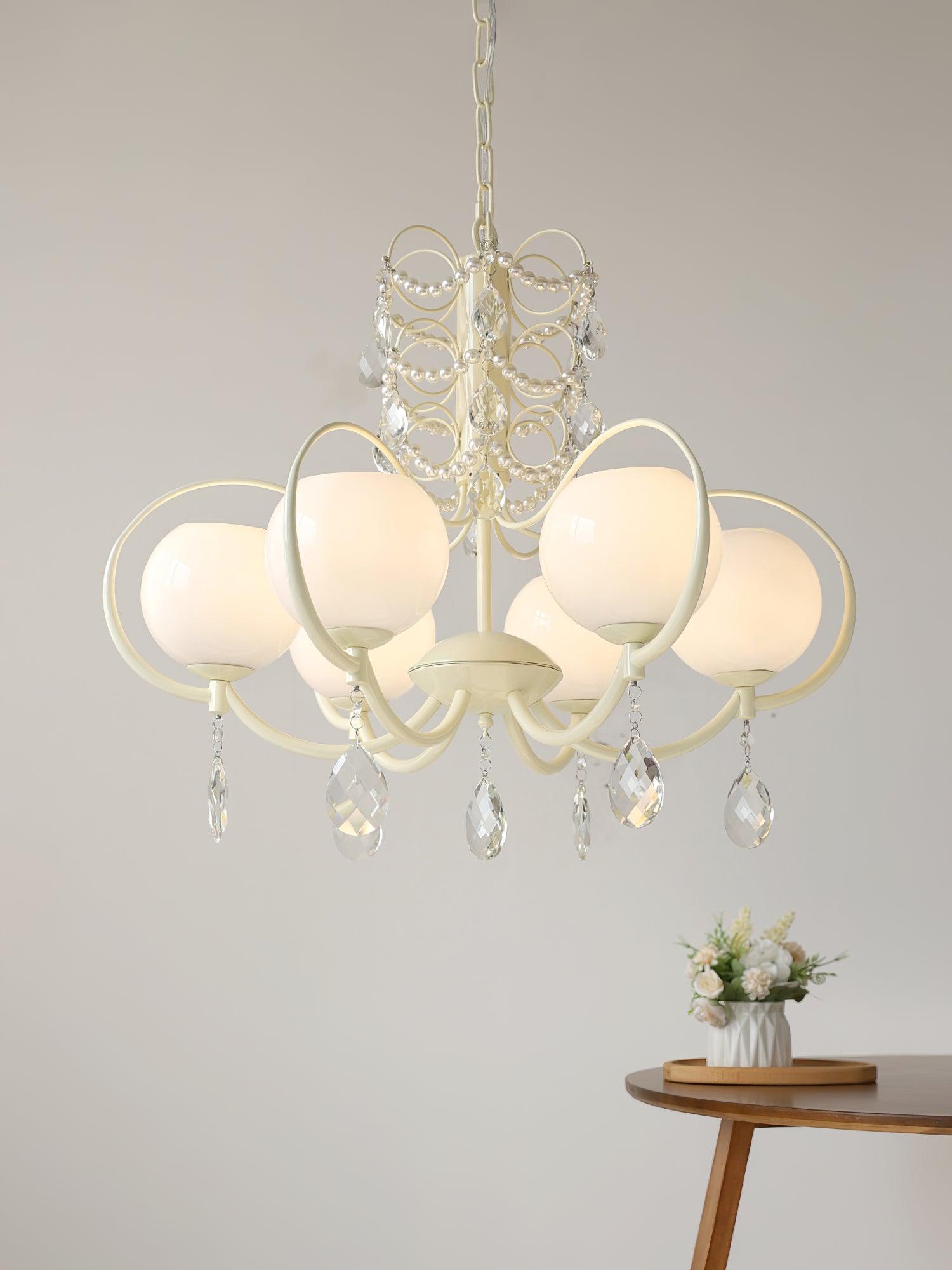 Doria Crystal Chandelier - Cueteks