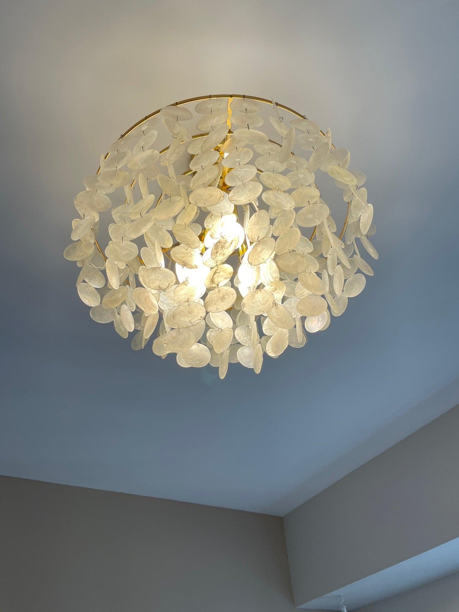 Shell Wind Chime Chandelier - Cueteks