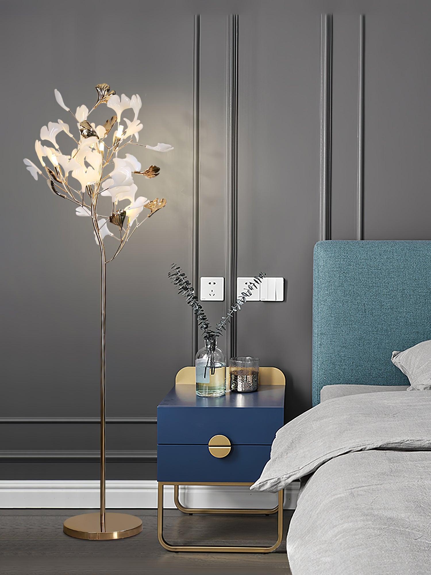 Gingko Leaf Floor Lamp - Cueteks
