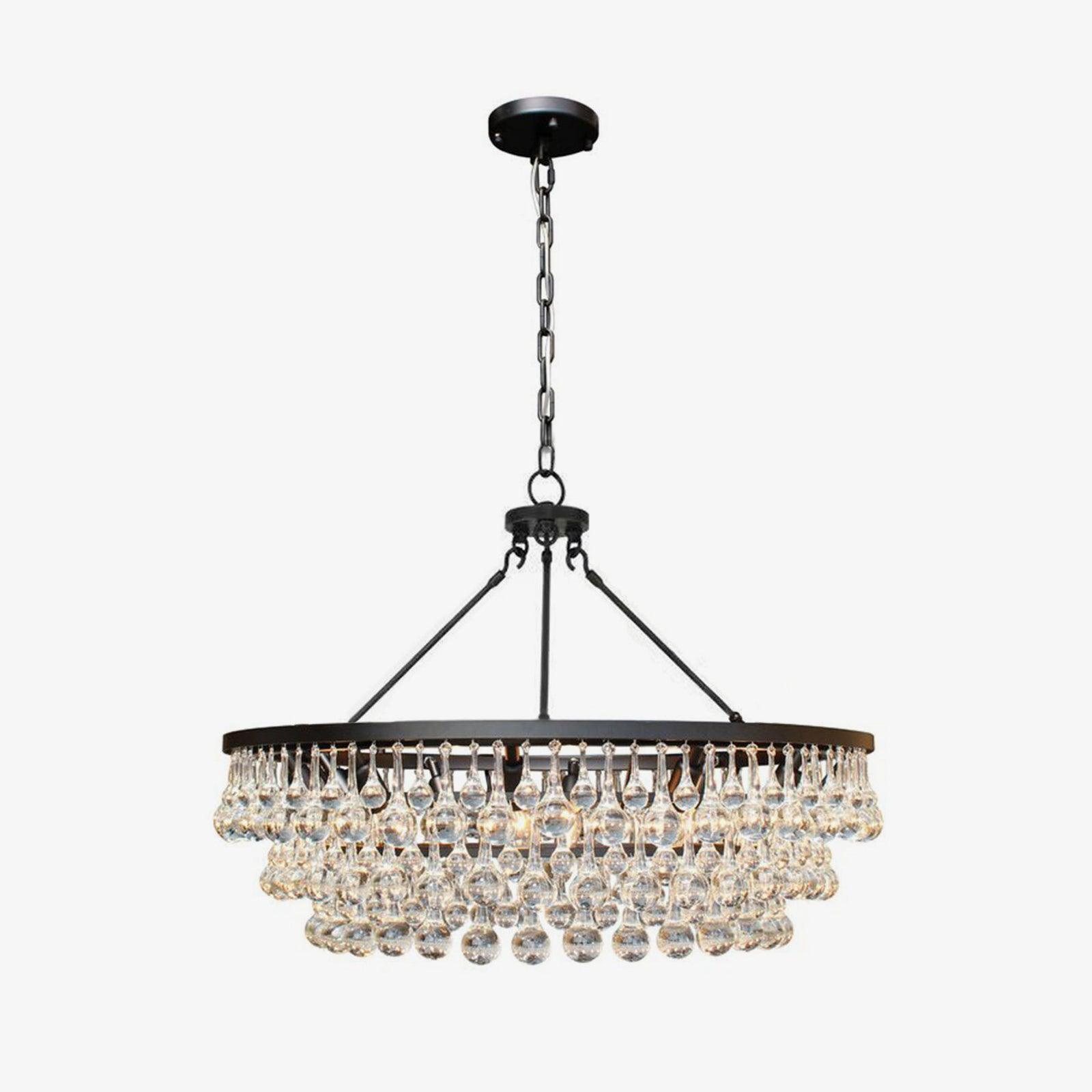 Unique Tiered Crystal Chandelier - Cueteks
