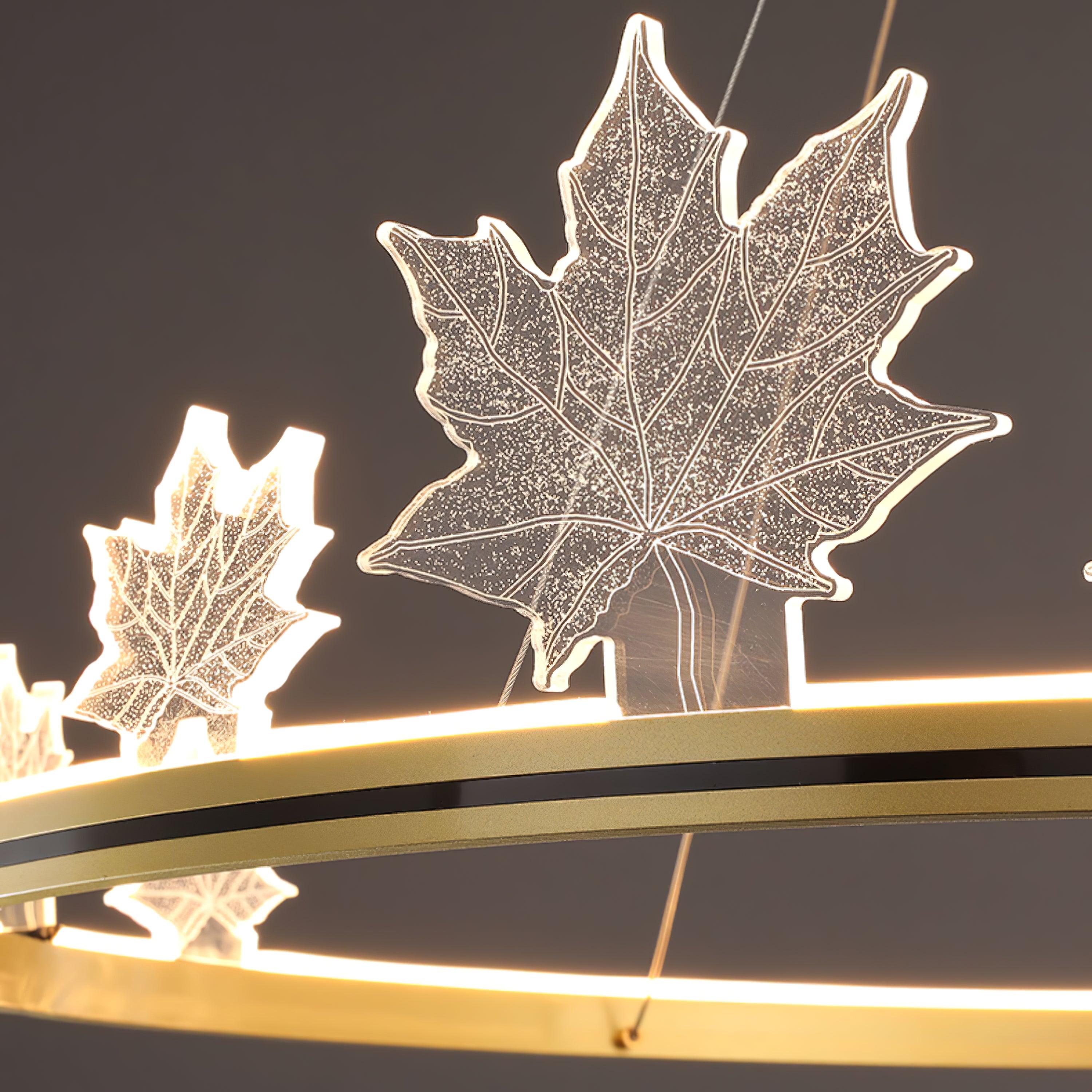 Ion Leaf Chandelier - Cueteks