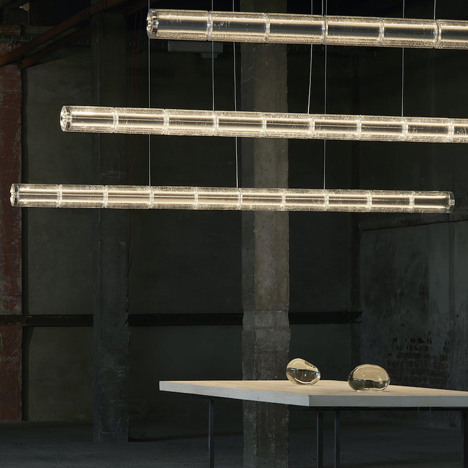 Mcdade Segmented Glass Chandelier - Cueteks