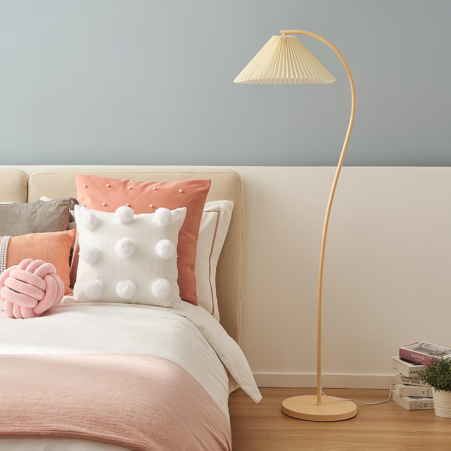 Crescini Pleated Floor Lamp - Cueteks