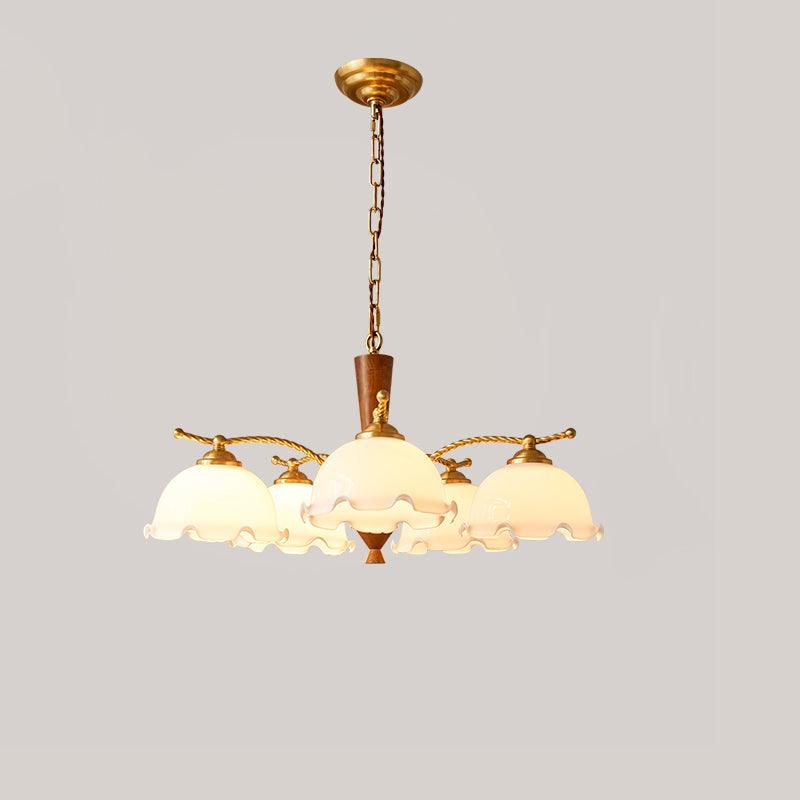 Milky Flower Chandelier - Cueteks