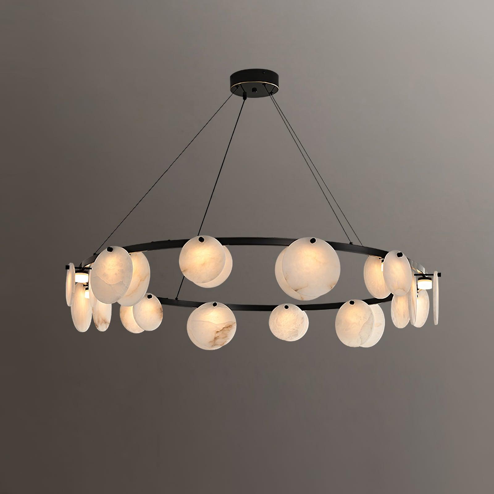 Trinidad Alabaster Chandelier - Cueteks