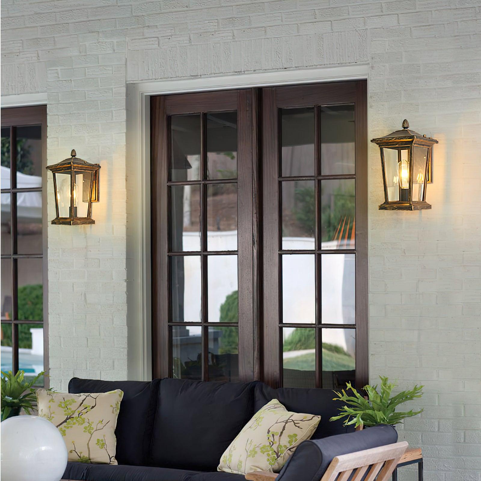 Lodge Birdcage Outdoor Wall Lamp - Cueteks