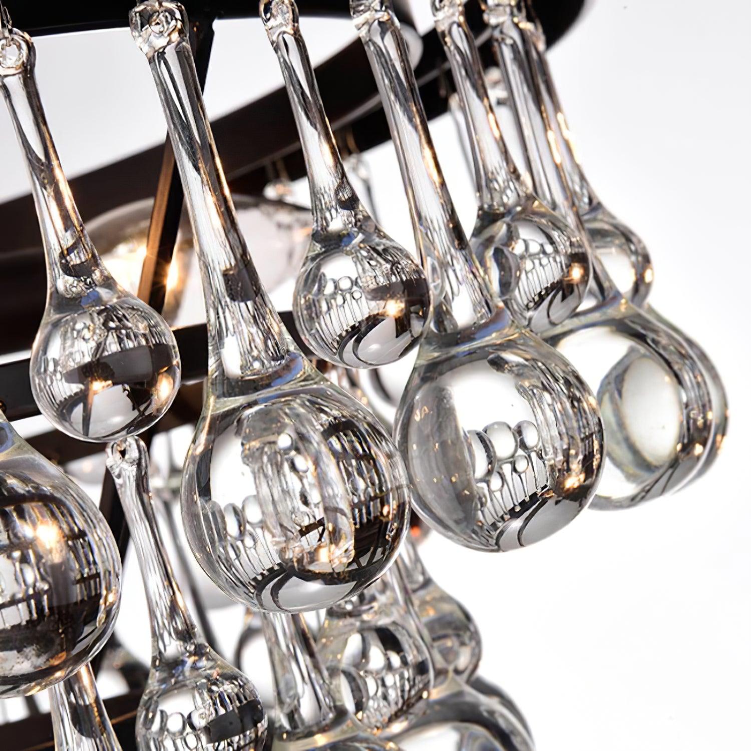 Unique Tiered Crystal Chandelier - Cueteks