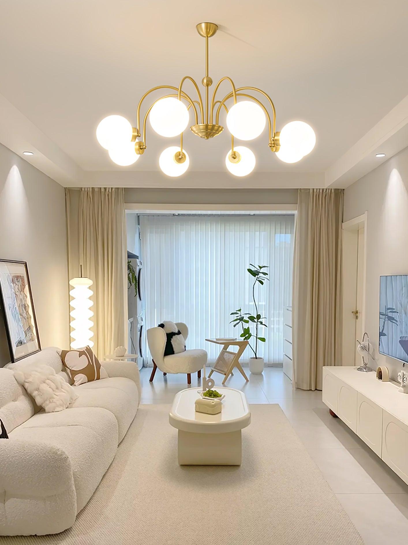 Yisu Brass Chandelier - Cueteks