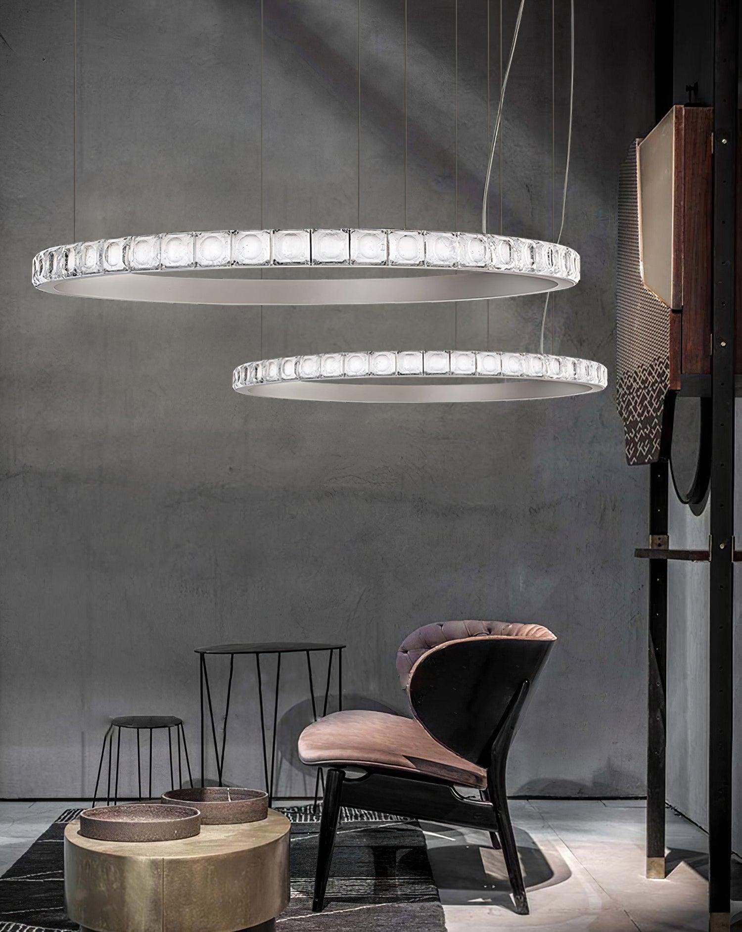 Aura Ring Chandelier - Cueteks