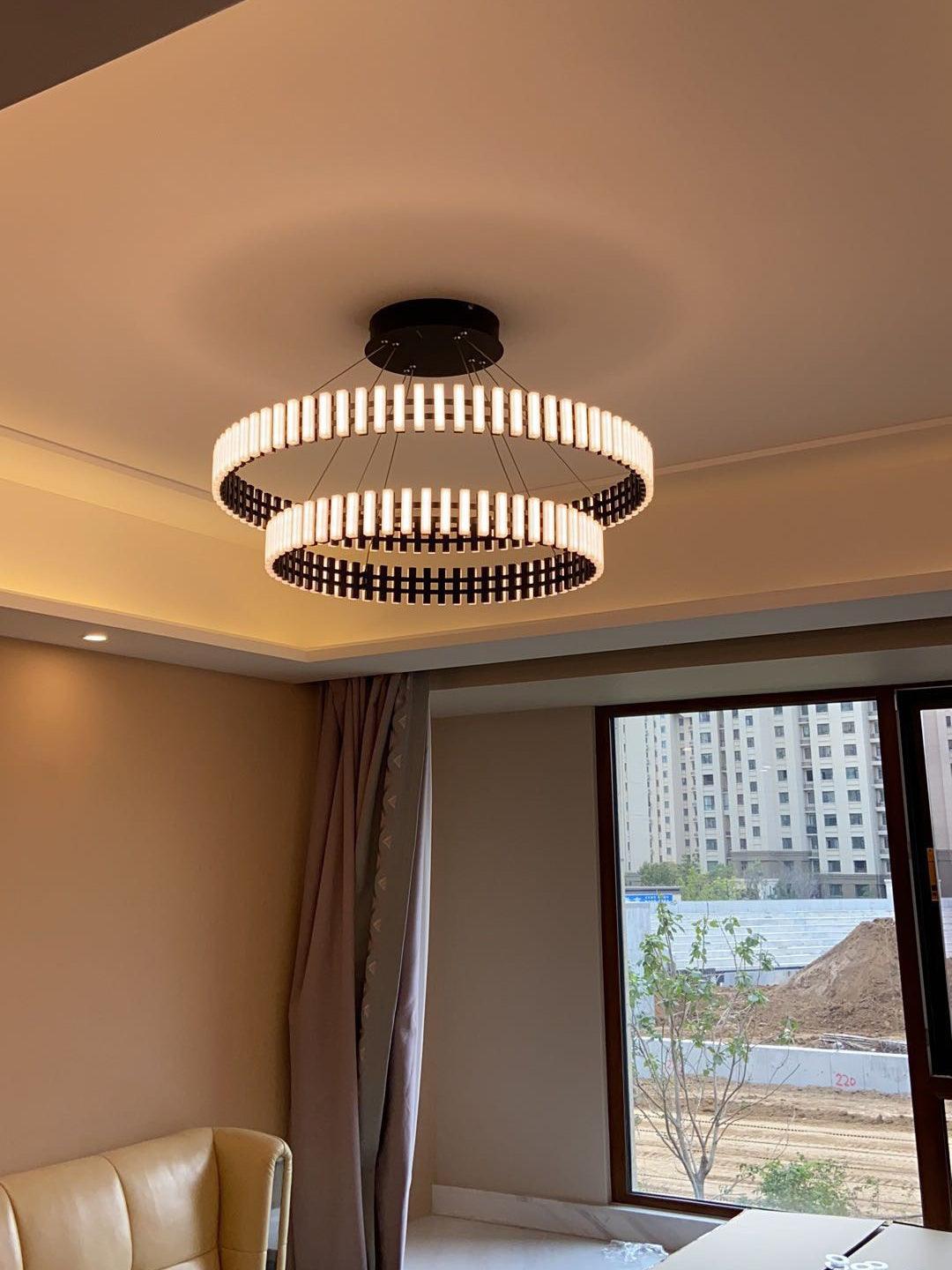 Hanging LED Chandelier - Cueteks