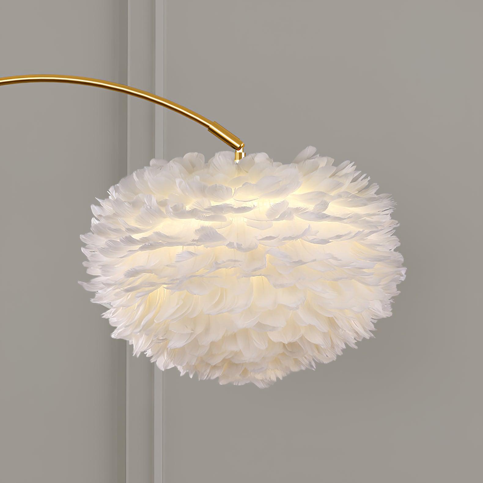 Feather Drawer Floor Lamp - Cueteks