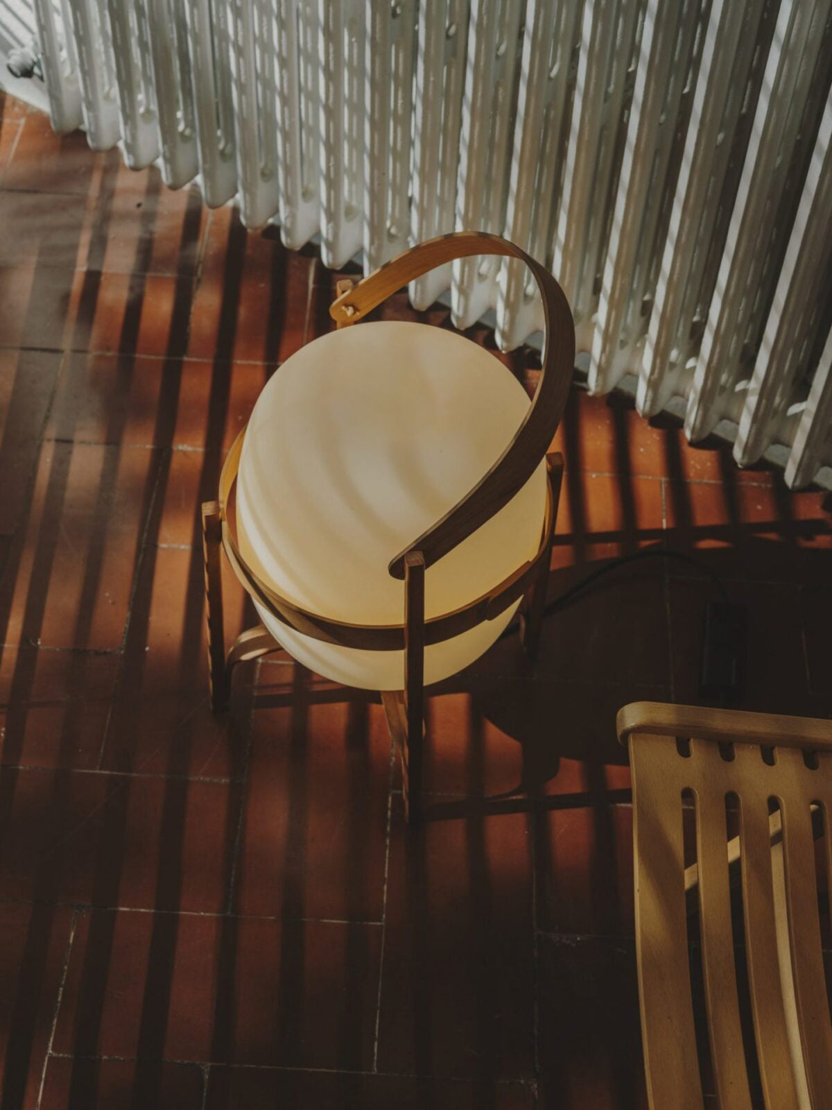 Portable Lantern Glass Table Lamp - Cueteks