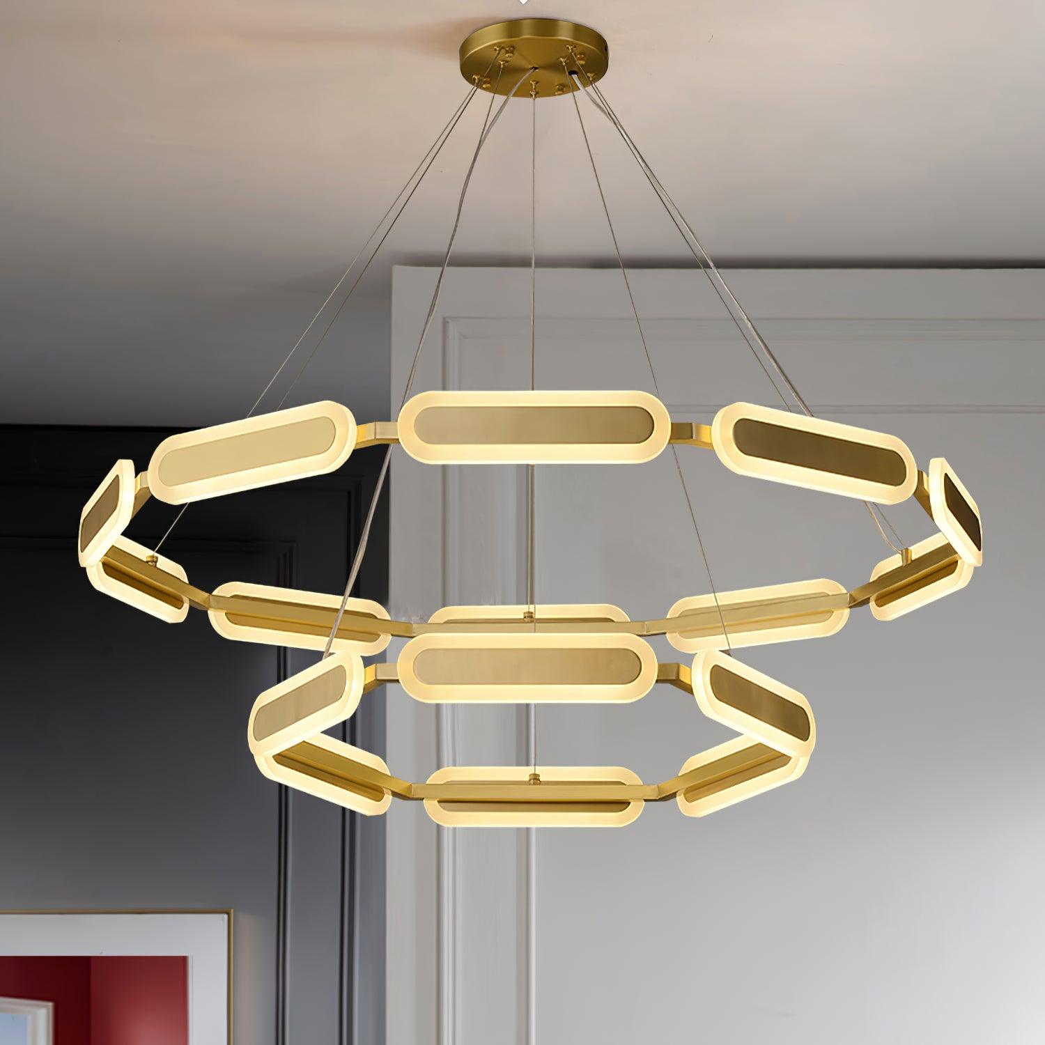 Swirl Chandelier - Cueteks