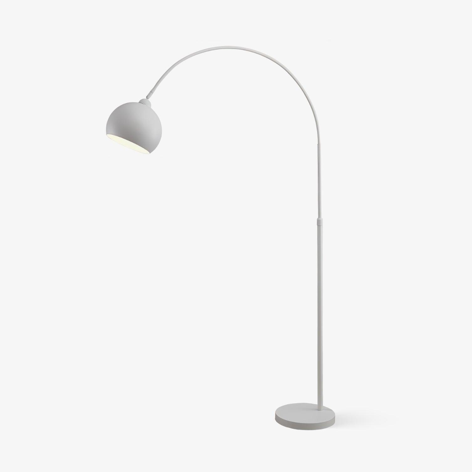 Angler floor lamp