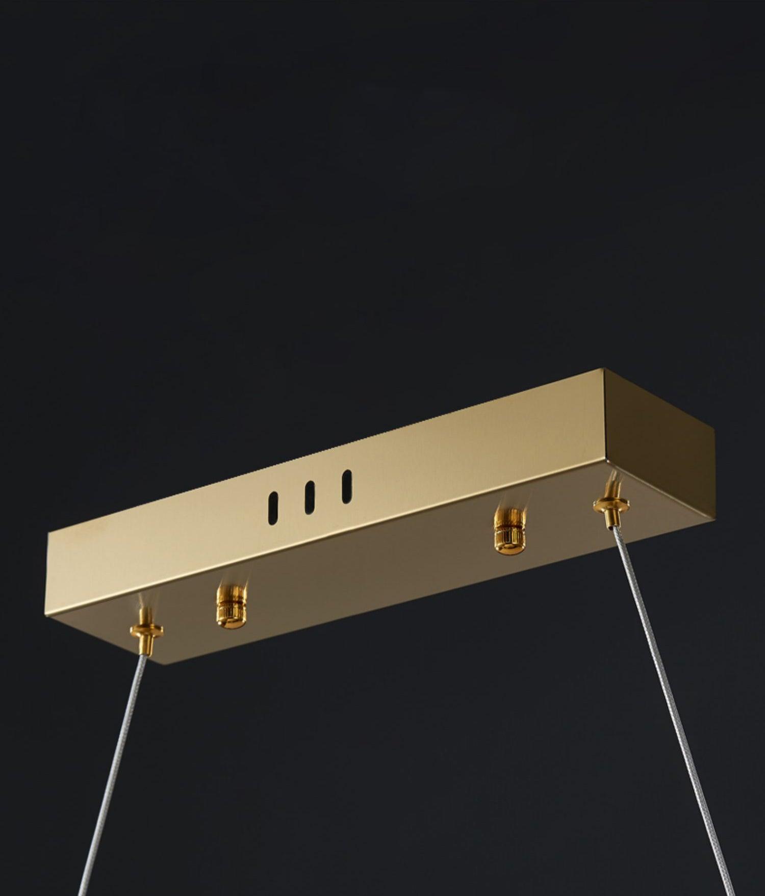 Curved LED Chandelier - Cueteks