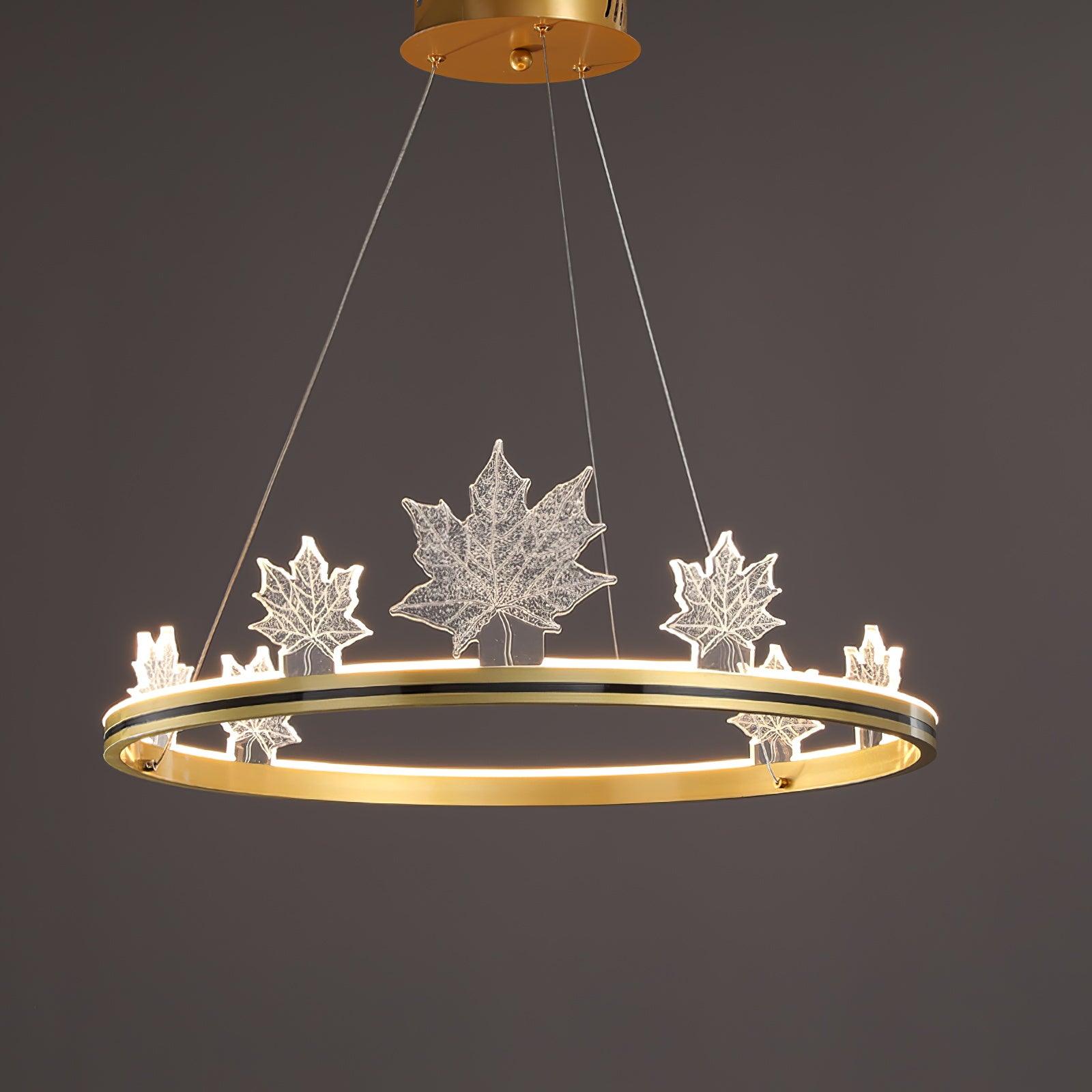 Ion Leaf Chandelier - Cueteks