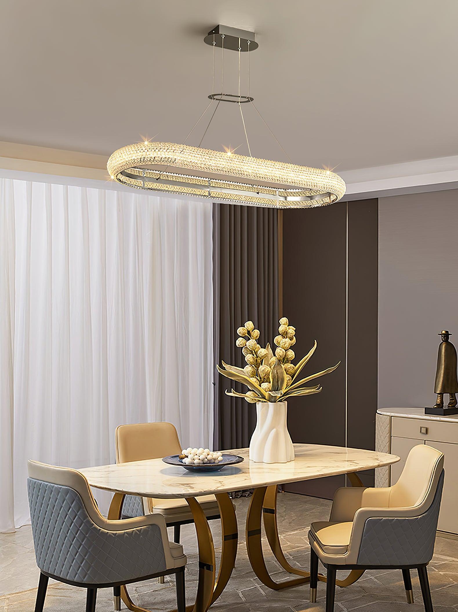 Asscher Ring Chandelier - Cueteks