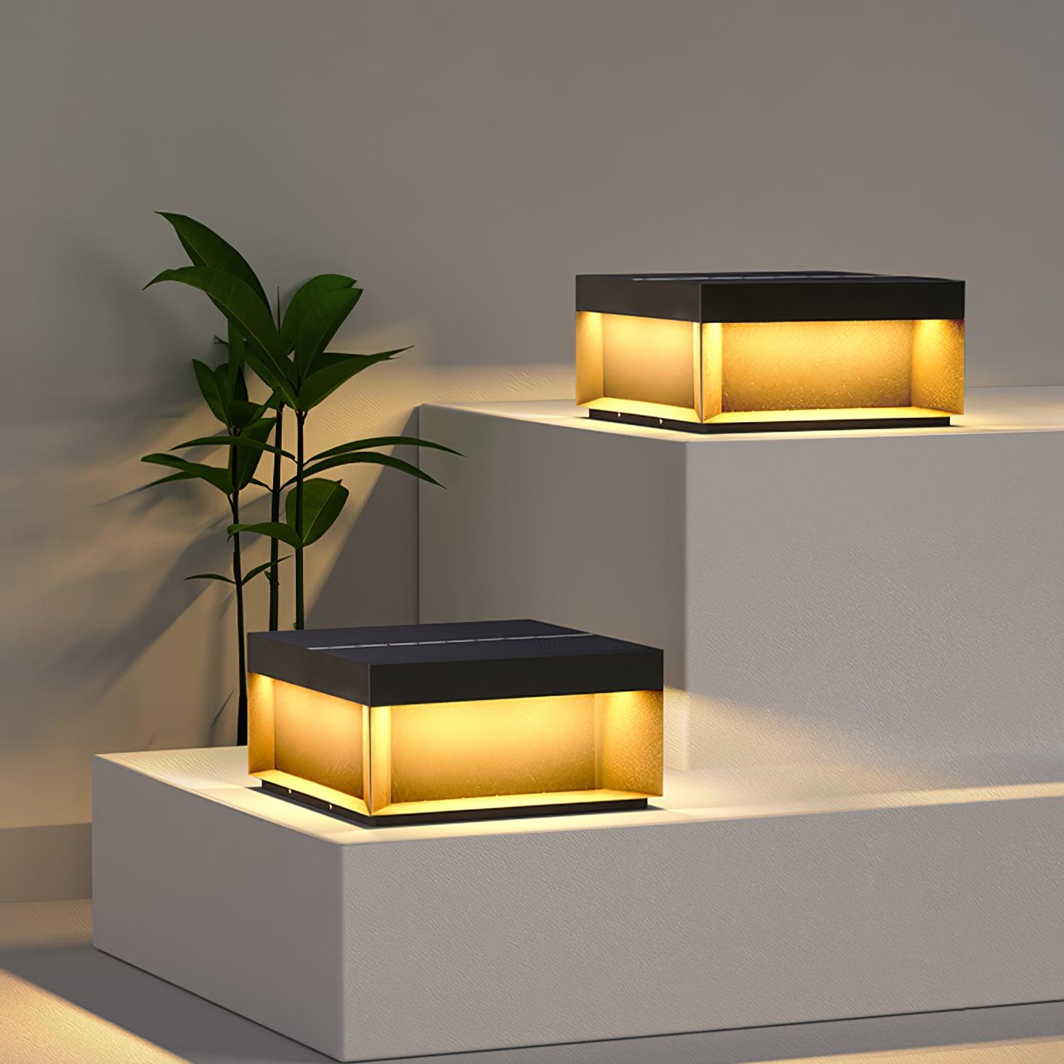 Black Box Outdoor Post Light - Cueteks