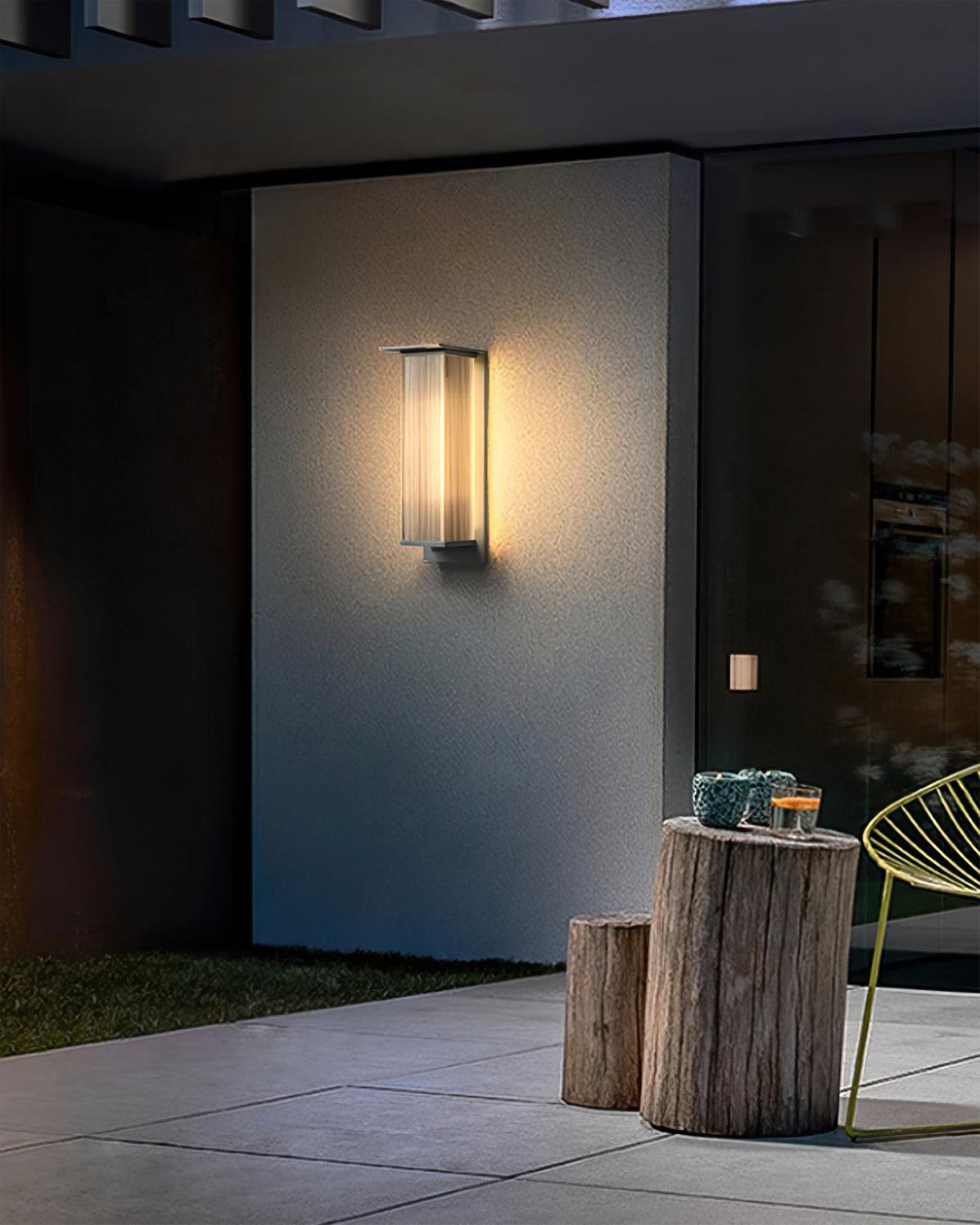 Oleron Box Outdoor Wall Lamp - Cueteks