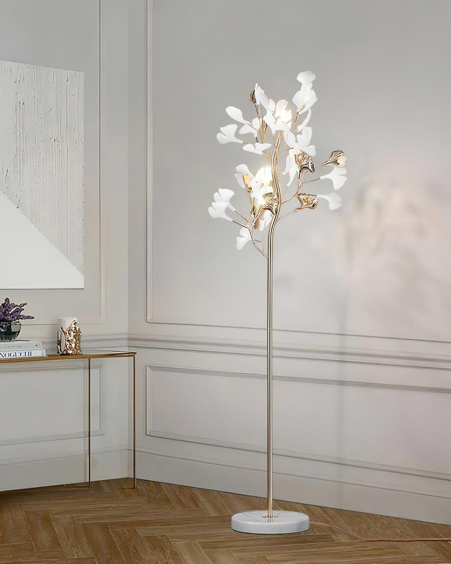 Gingko Leaf Floor Lamp - Cueteks