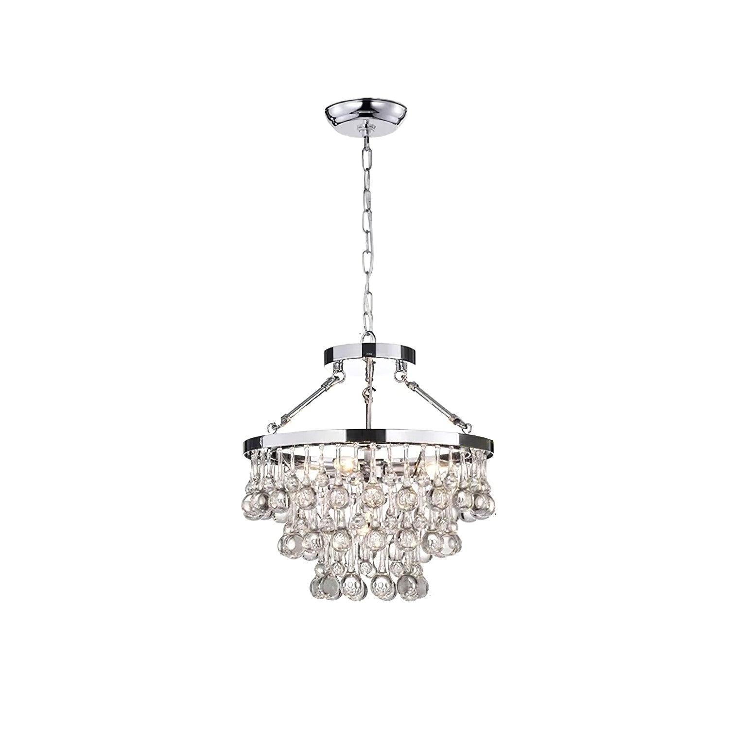Unique Tiered Crystal Chandelier - Cueteks