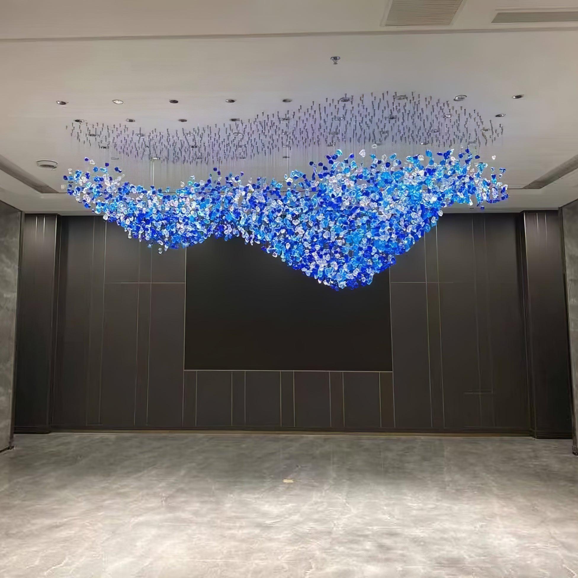 Multicolor Crystal Stone Chandelier - Cueteks