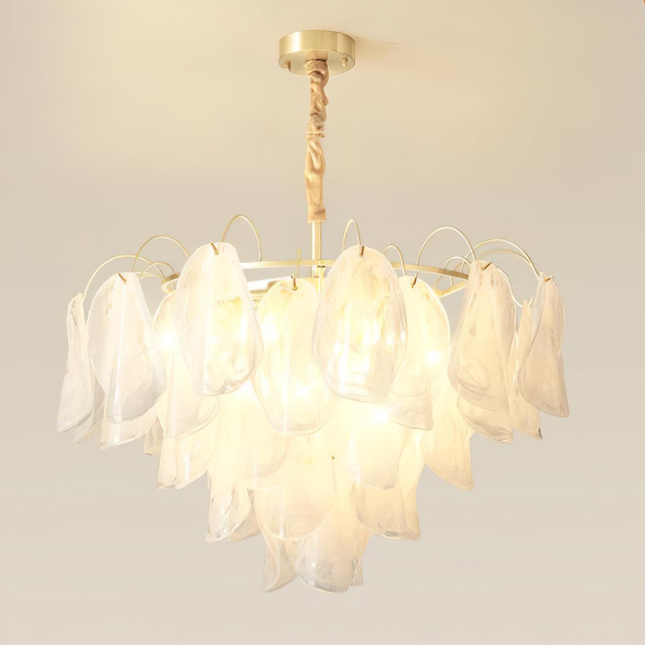 Multi Tier Cloud Glass Pendant Light - Cueteks