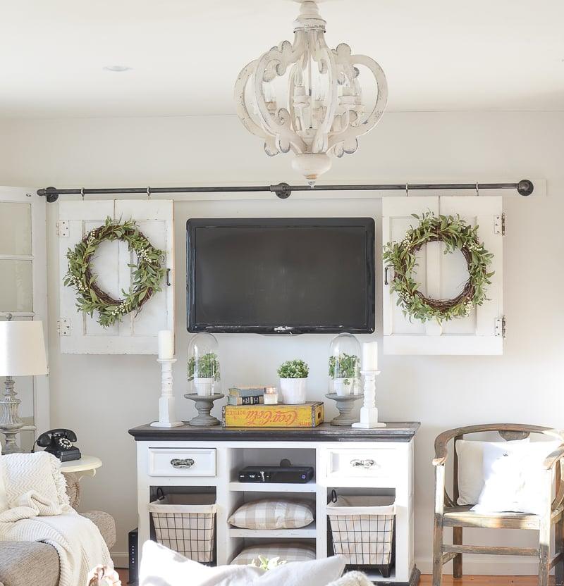 Antique White Style Chandelier - Cueteks