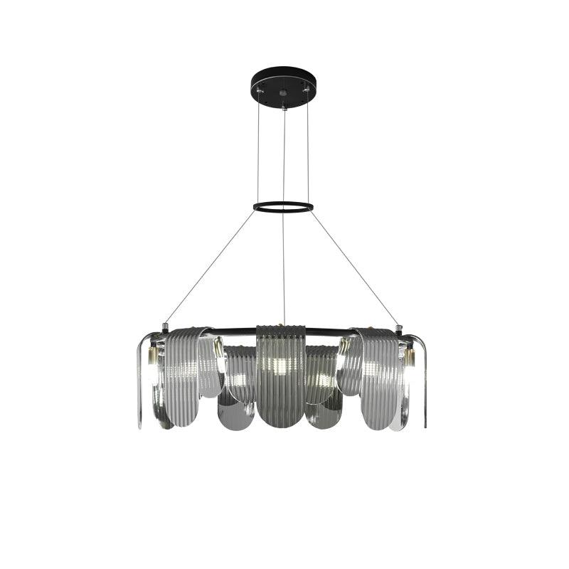 Folioles Brass Chandelier - Cueteks