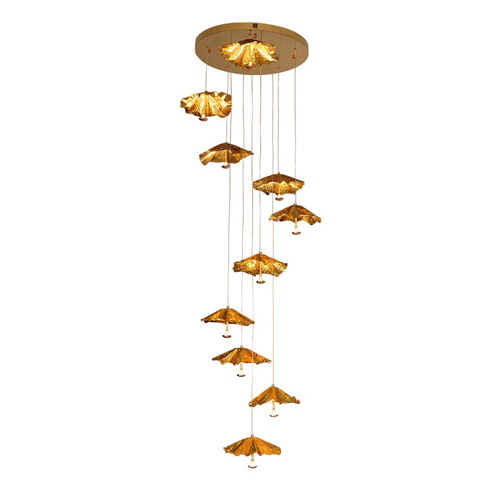 Livra Leaf Chandelier - Cueteks