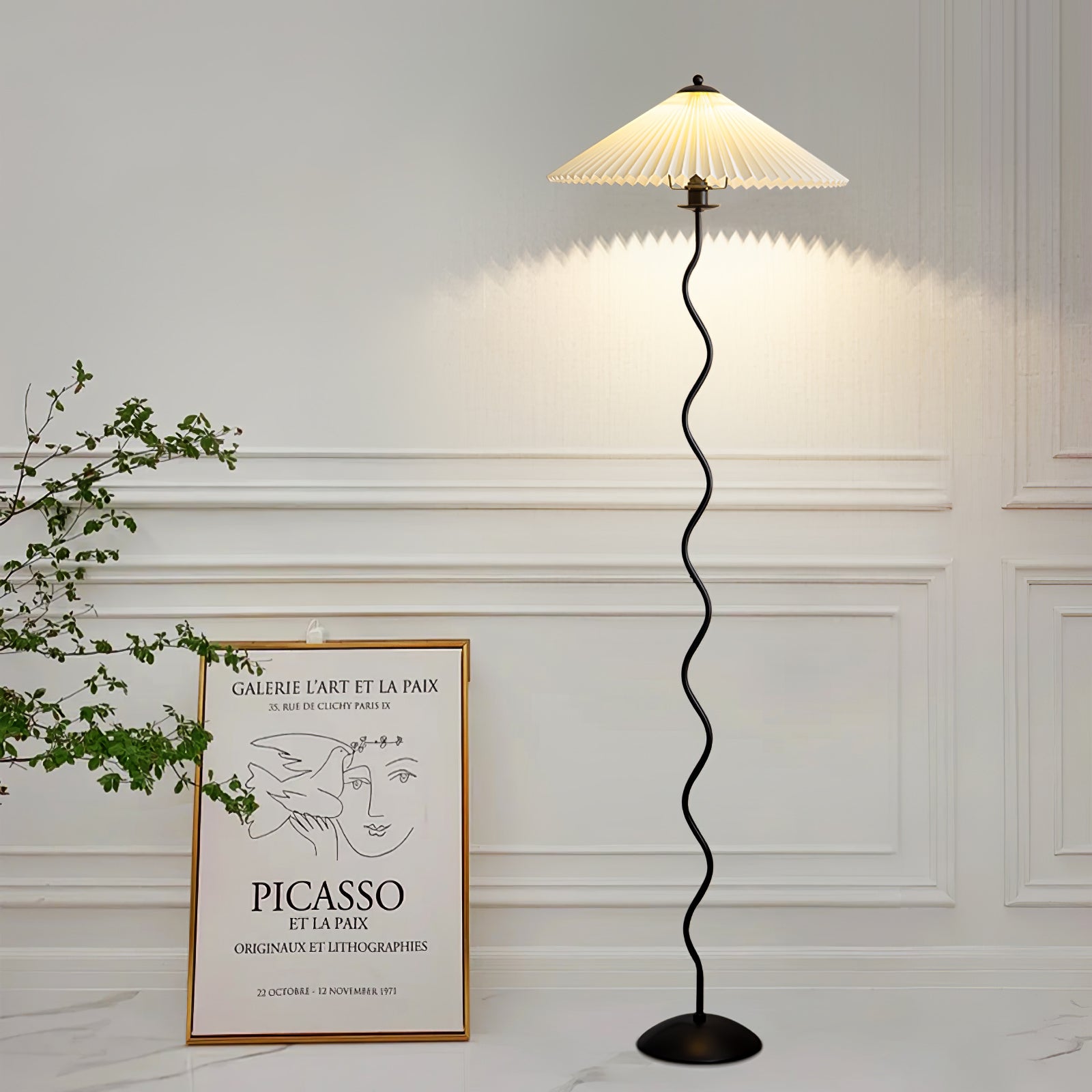 Squiggle Floor Lamp - Cueteks