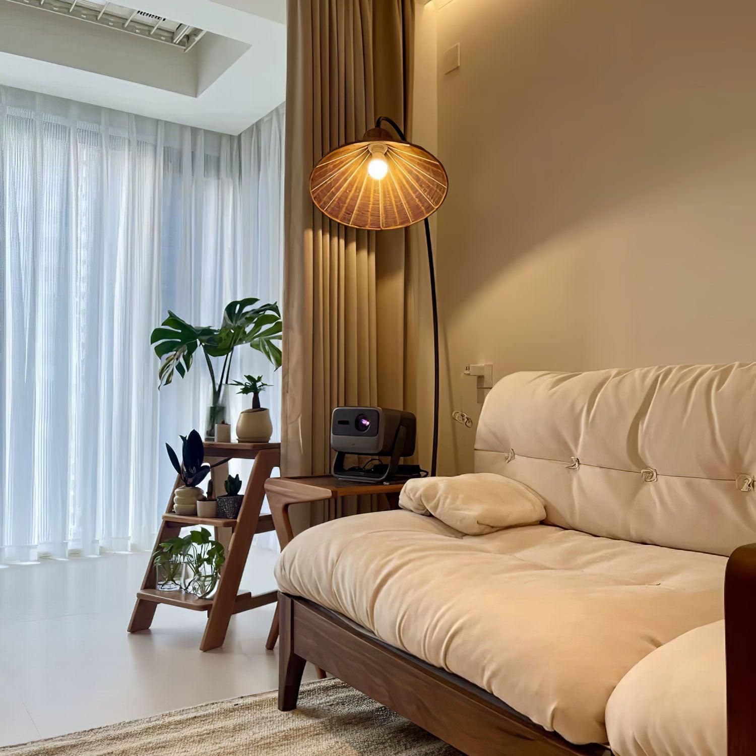 Tana Woven Floor Lamp - Cueteks