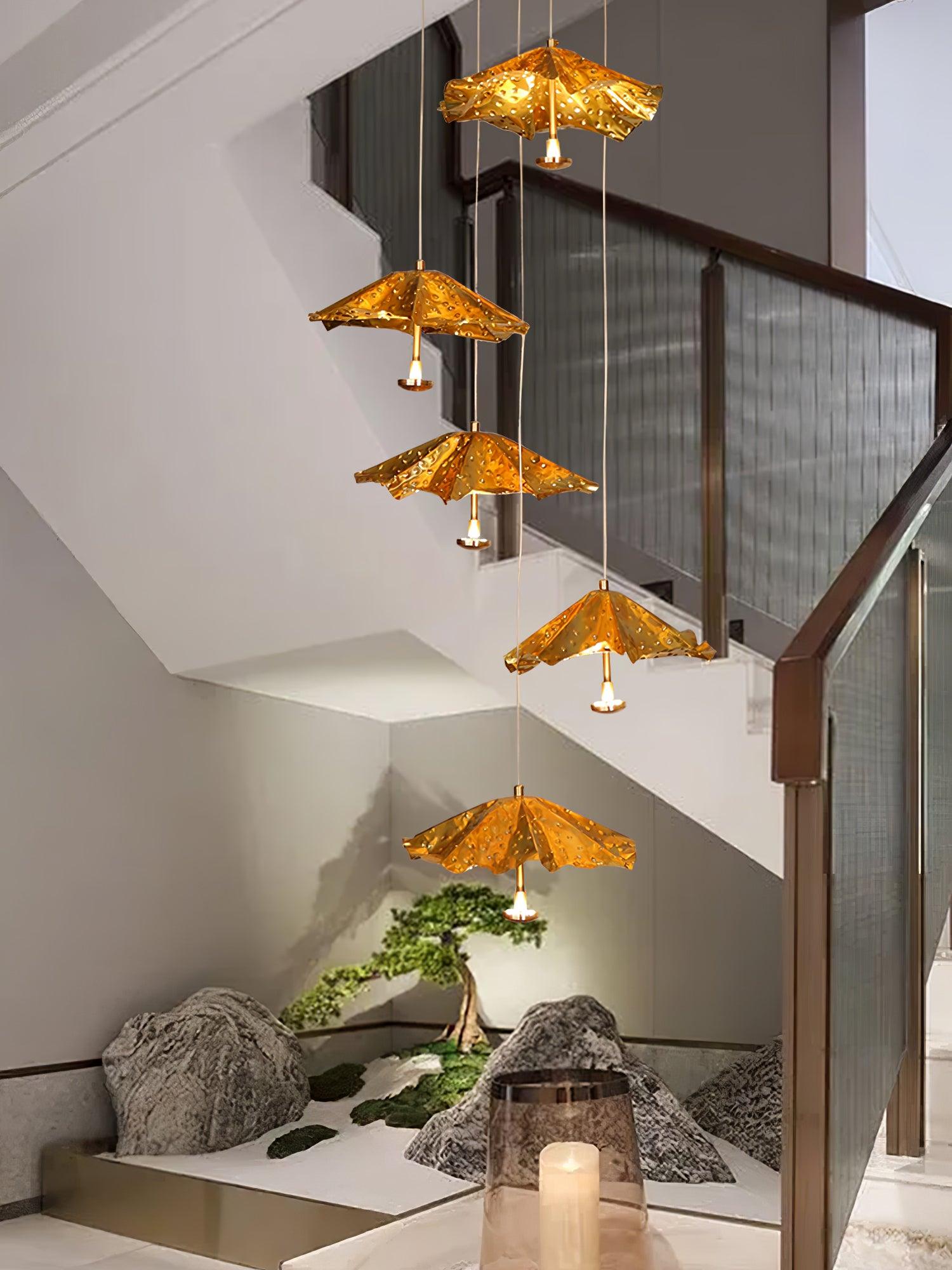 Livra Leaf Chandelier - Cueteks