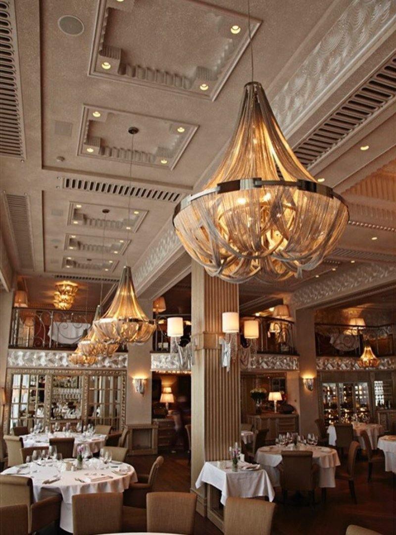 Tassel Aluminum Chain Chandelier - Cueteks