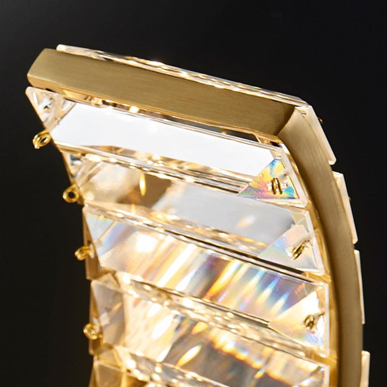 Curved LED Chandelier - Cueteks
