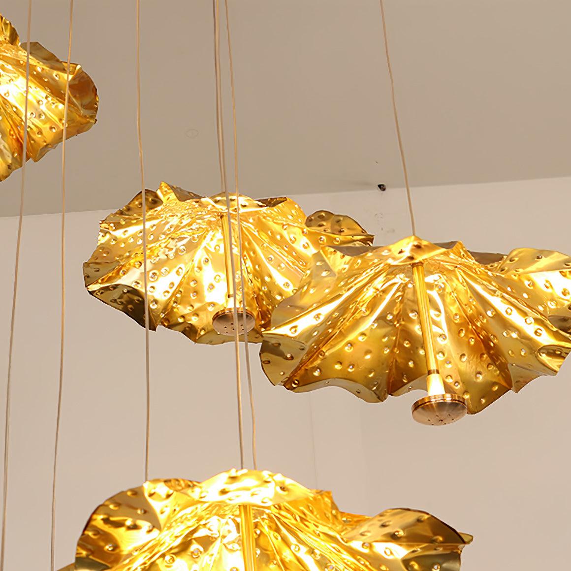 Livra Leaf Chandelier - Cueteks