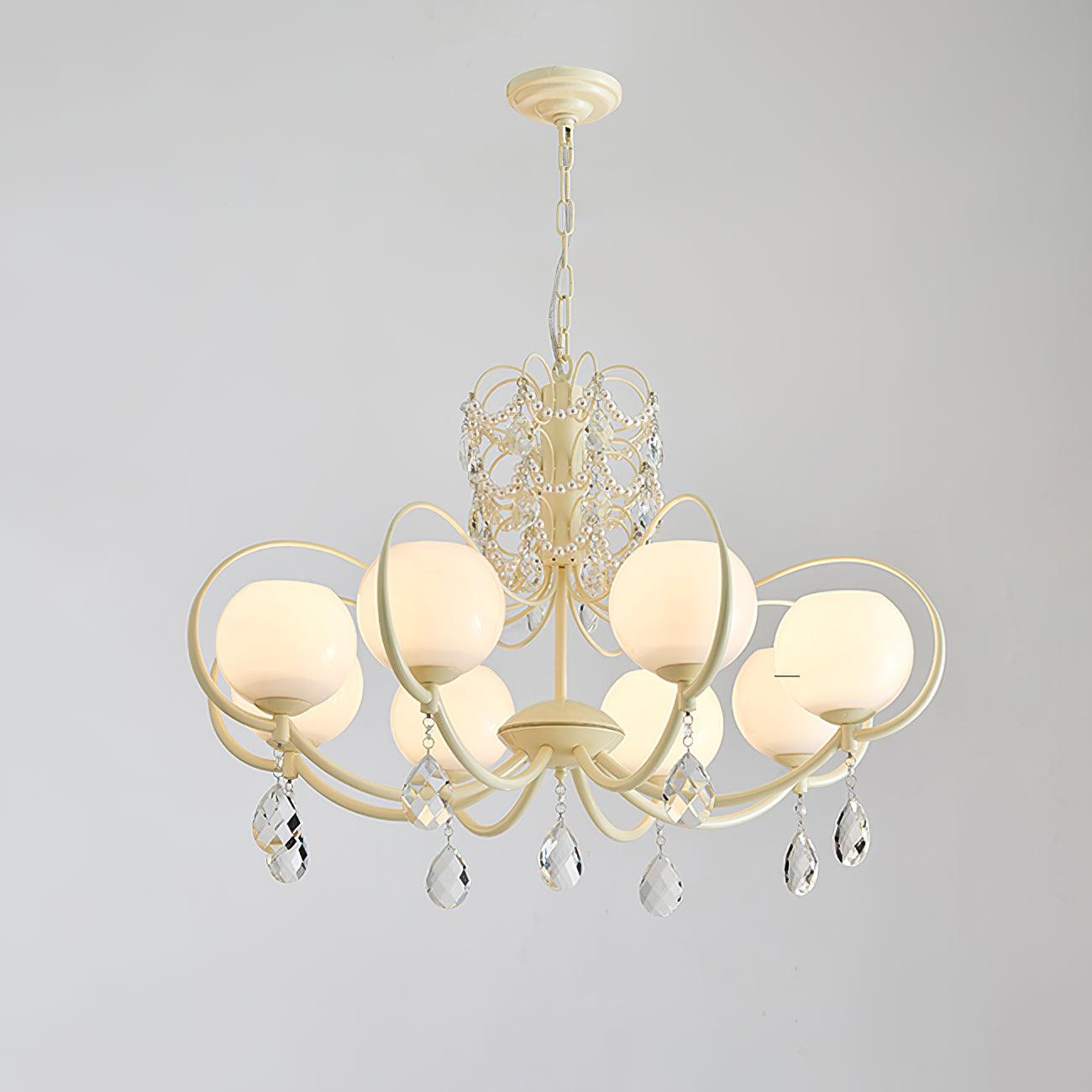 Doria Crystal Chandelier - Cueteks