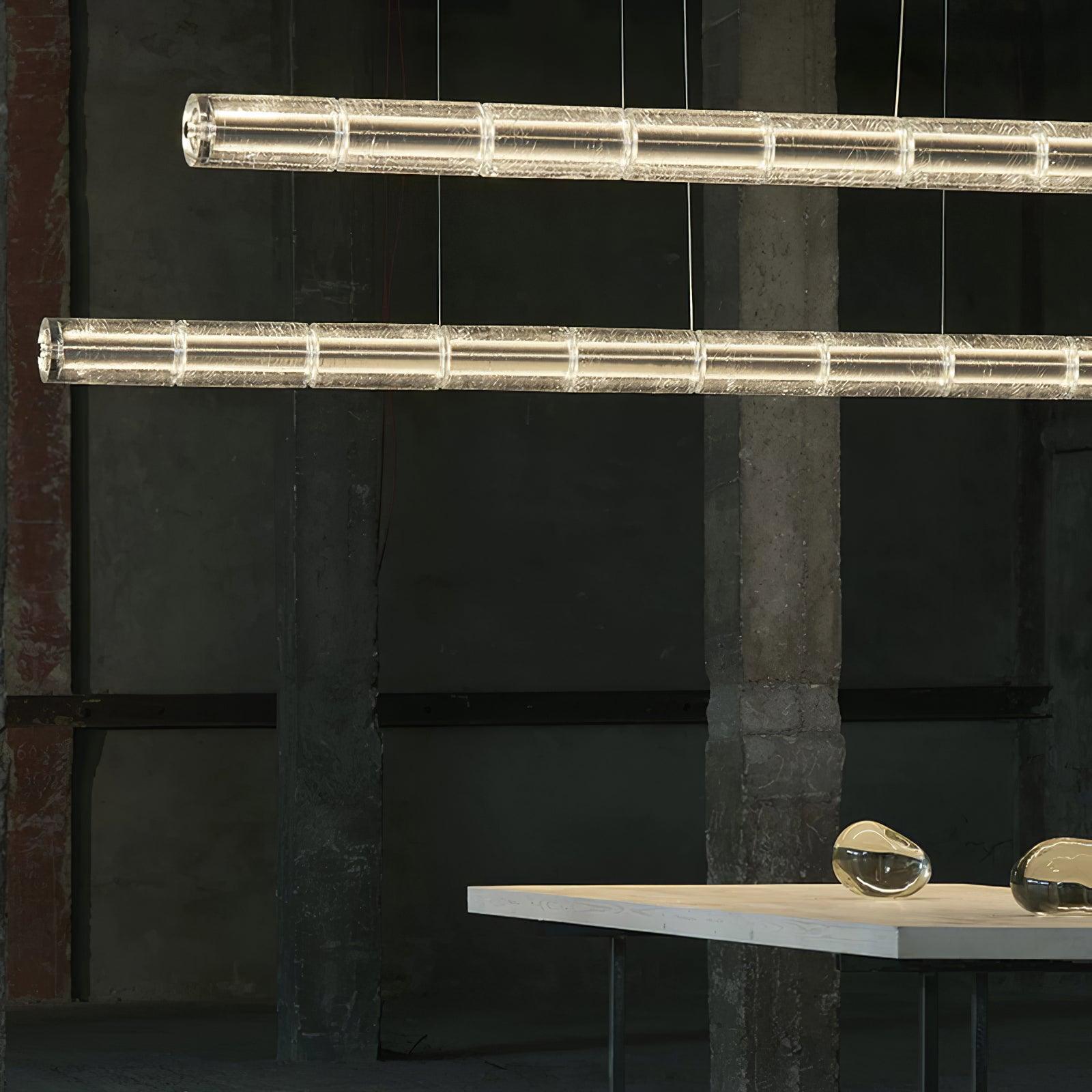 Mcdade Segmented Glass Chandelier - Cueteks