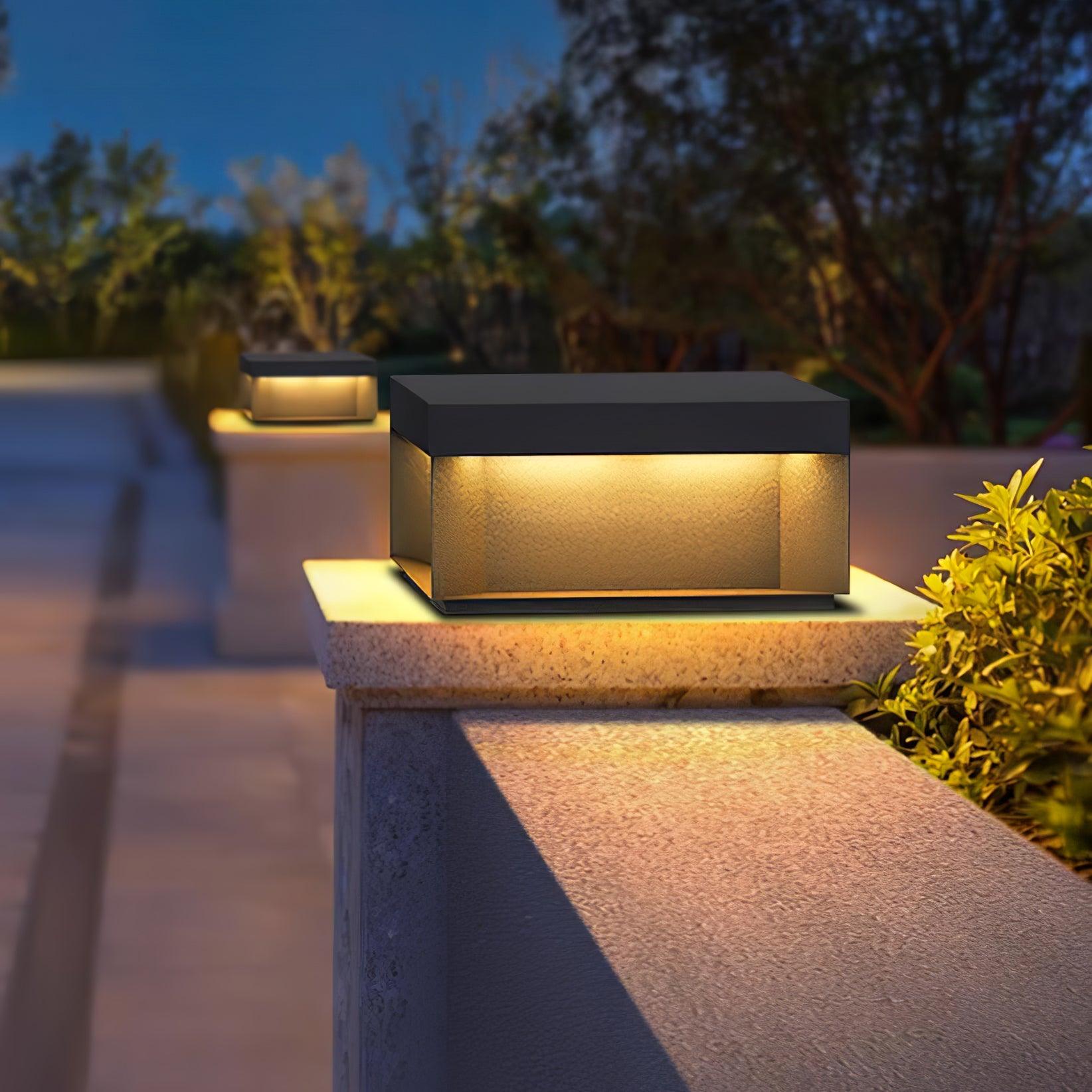 Black Box Outdoor Post Light - Cueteks