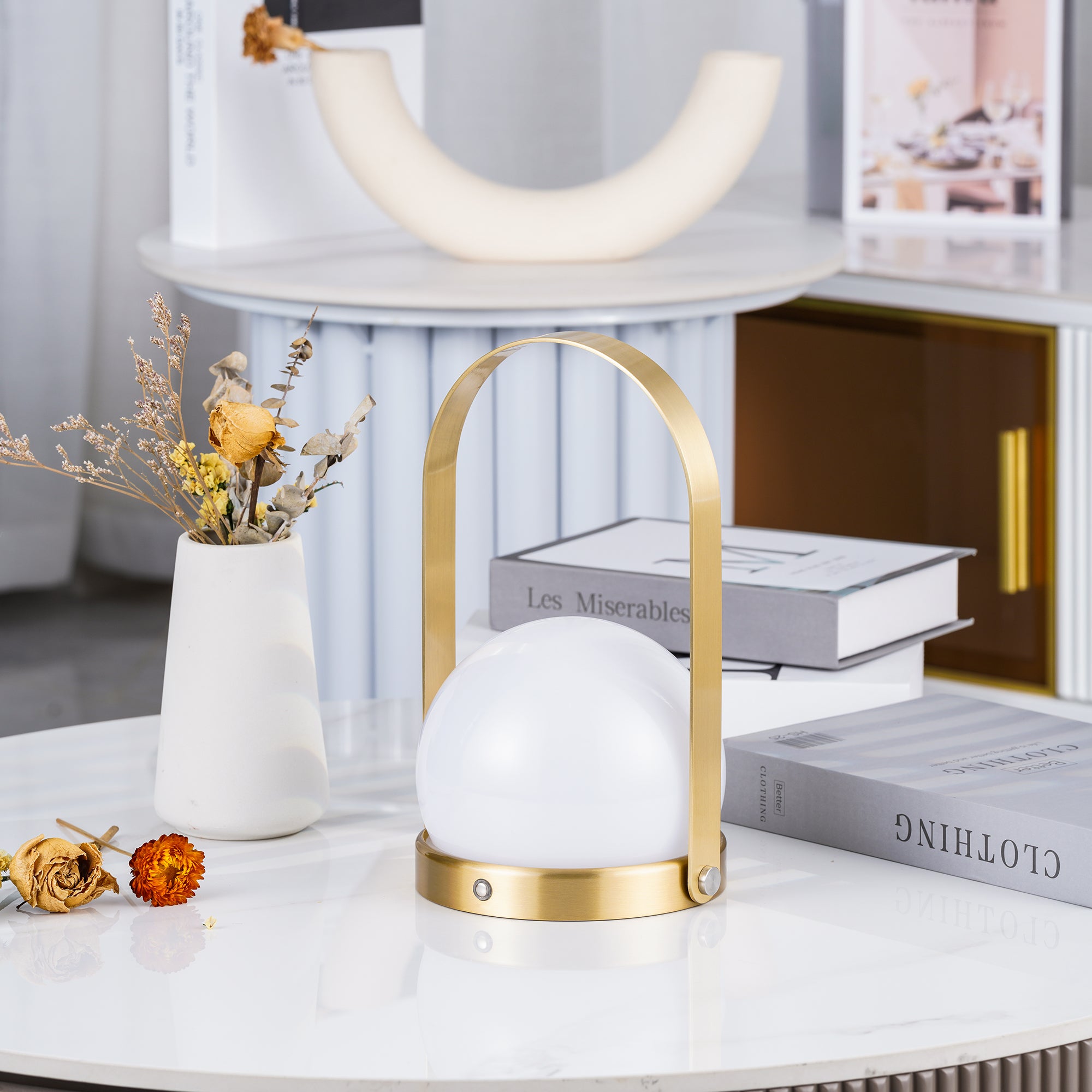 Carrie Built-in Battery Table Lamp - Cueteks