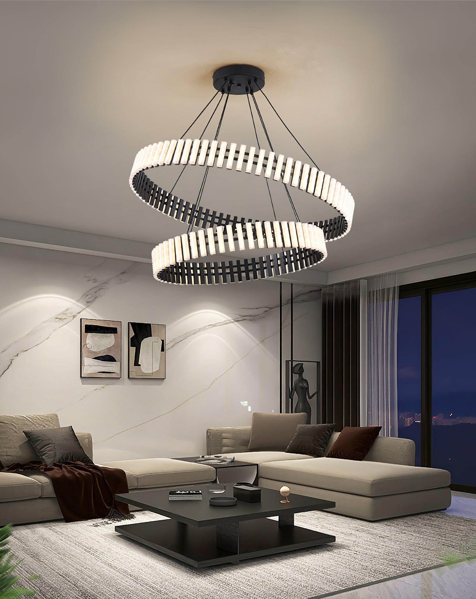 Hanging LED Chandelier - Cueteks