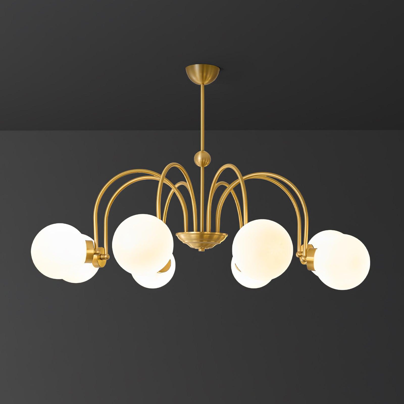 Yisu Brass Chandelier - Cueteks