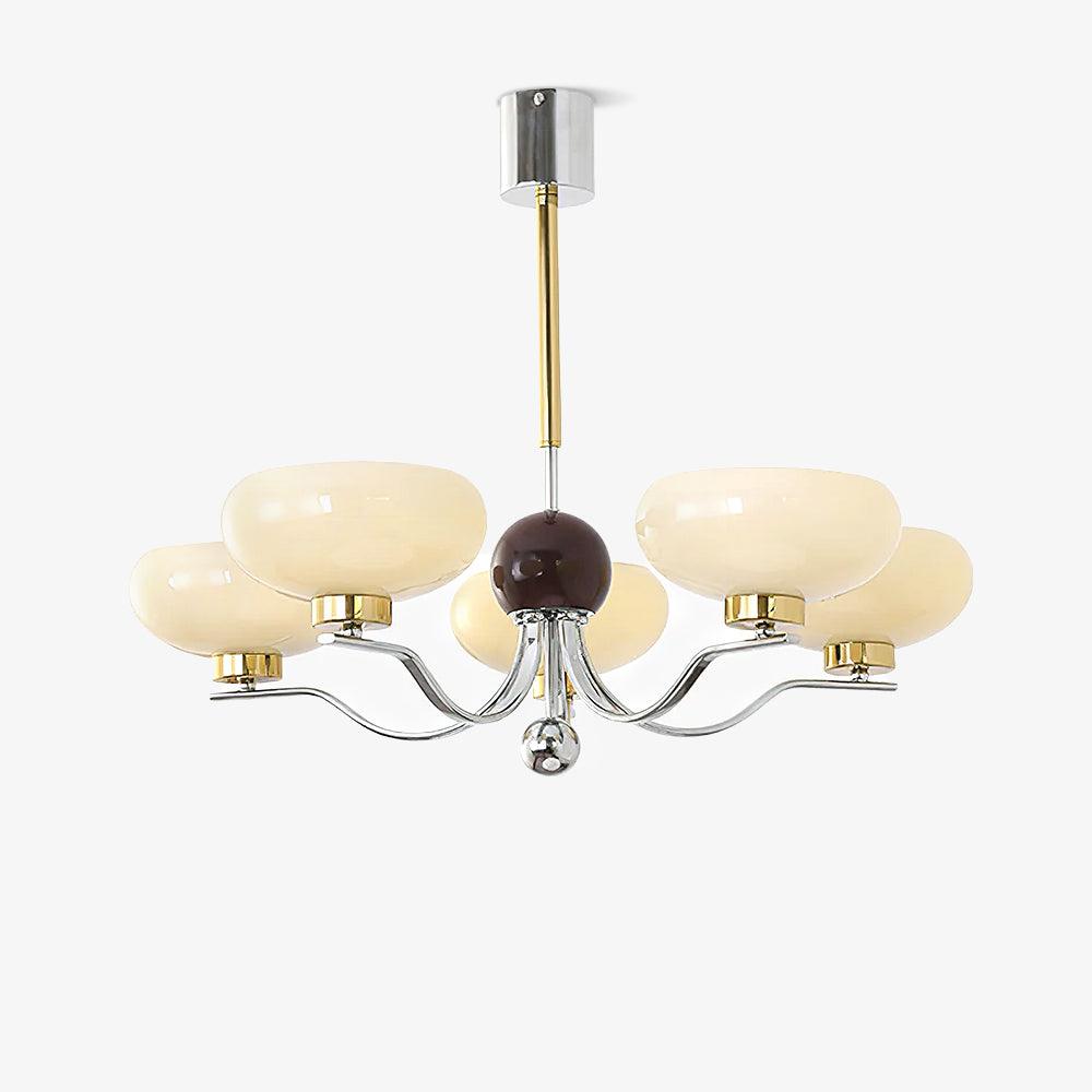 Medieval Glass Bowl Chandelier - Cueteks