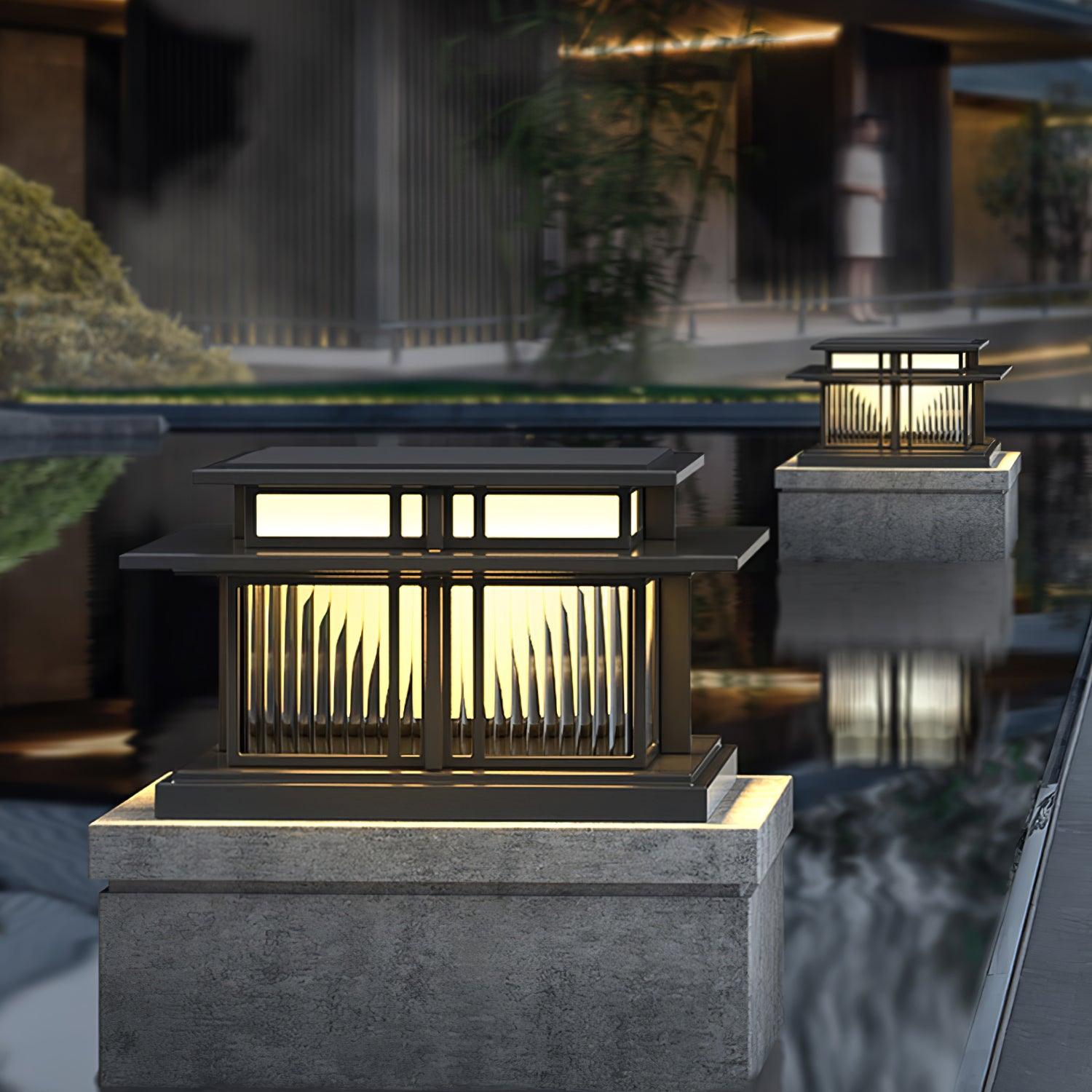 Boilyn Outdoor Pillar Light - Cueteks