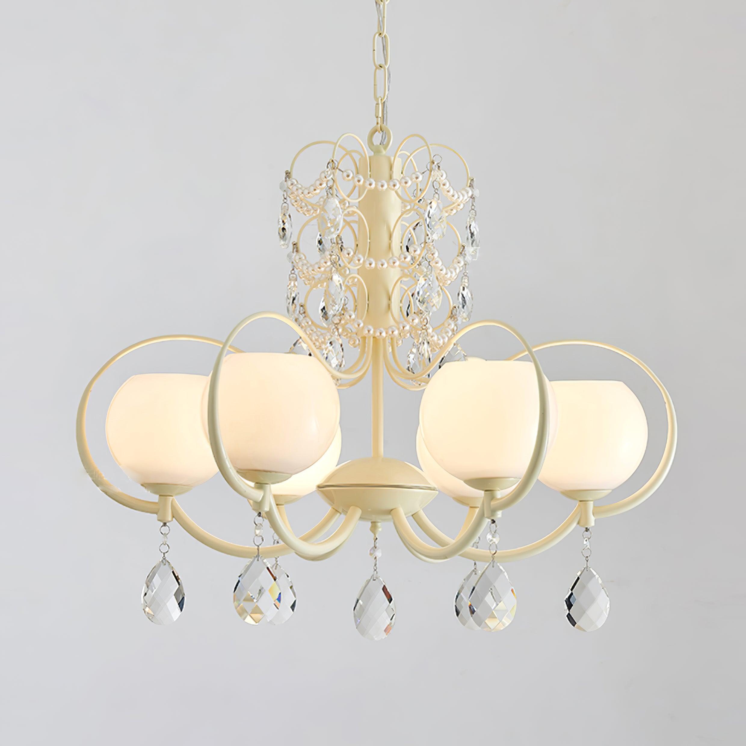 Doria Crystal Chandelier - Cueteks