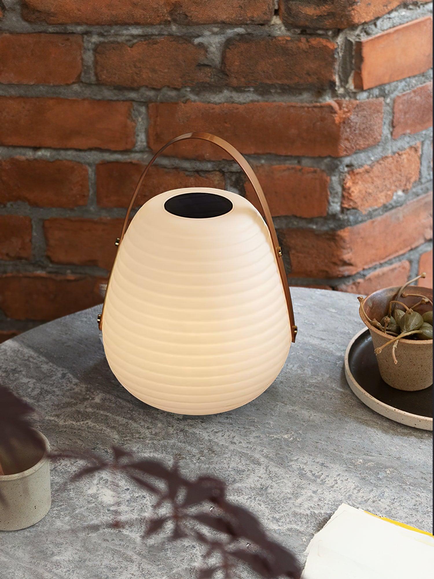 Beehive Solar Lantern Outdoor Lamp - Cueteks