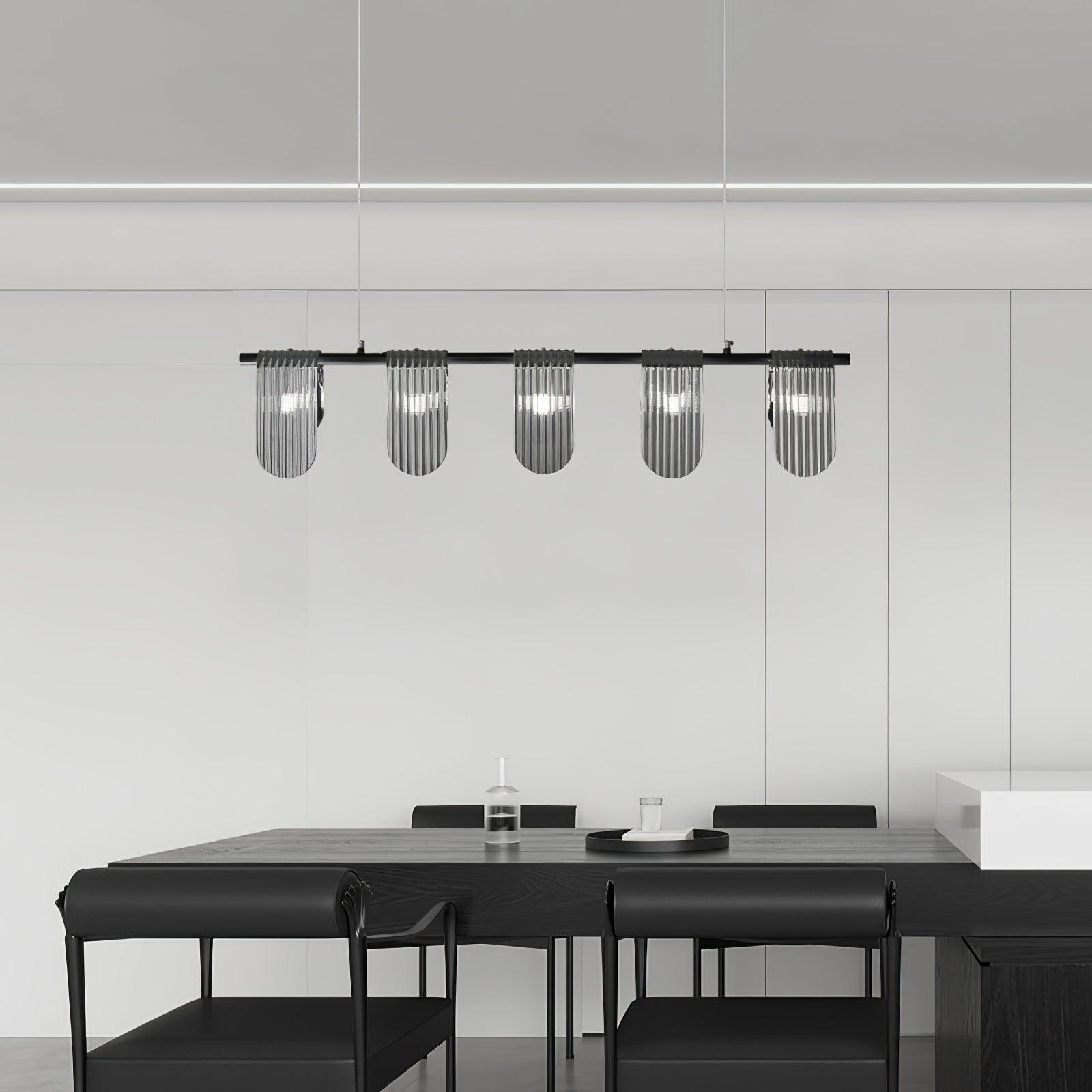 Folioles Brass Chandelier - Cueteks