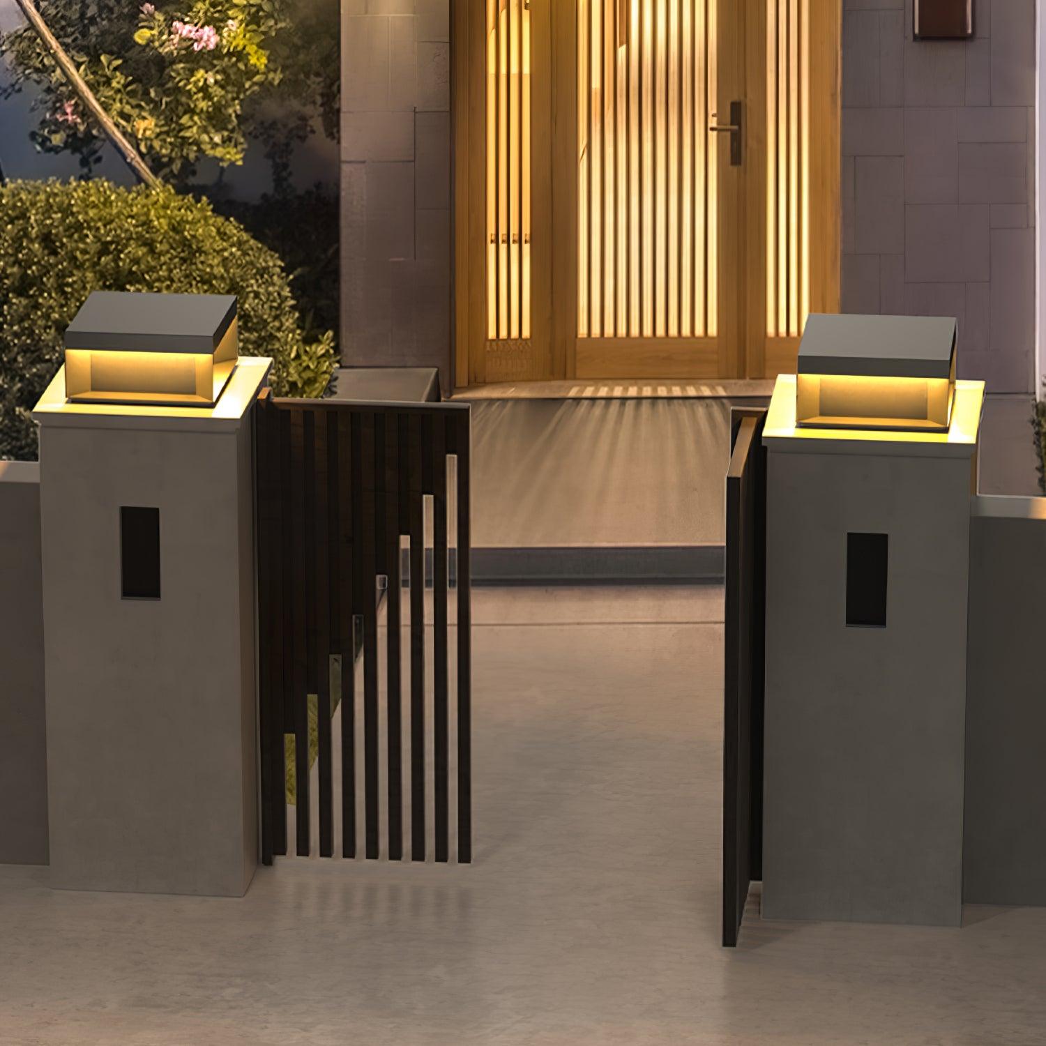Black Box Outdoor Post Light - Cueteks