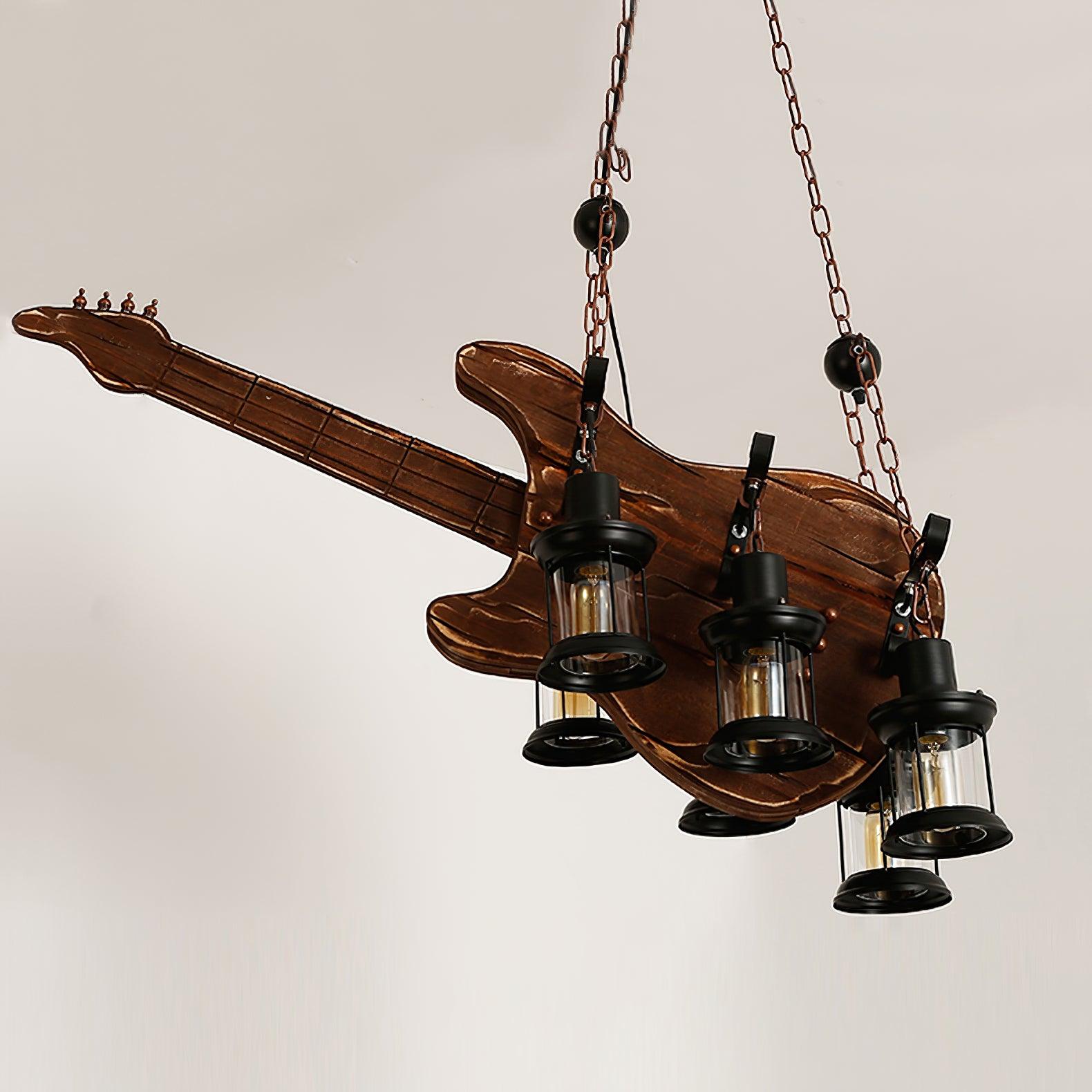 Unlit electric-style guitar pendant